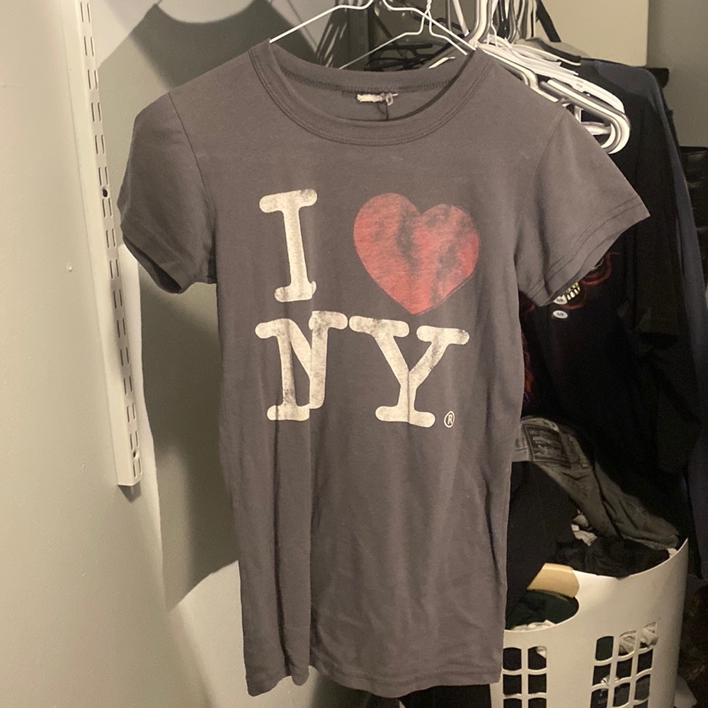 I Heart NY faded T-shirt Small